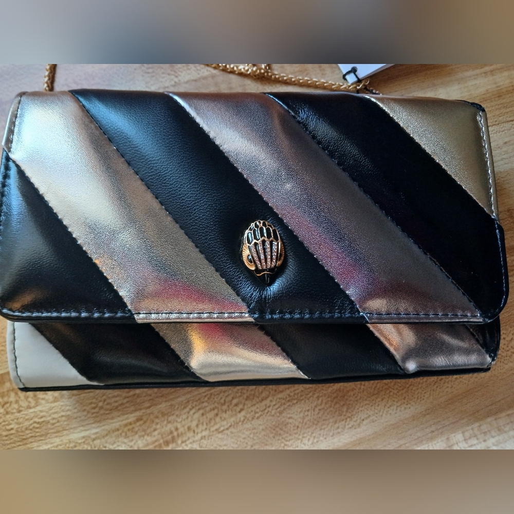 Kurt Geiger Black and Silver Clutch - Picture 10 of 12